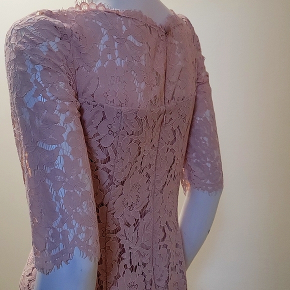 🛍Elizabeth j pink lace dress Size 6 - Picture 3 of 4
